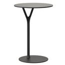 Table d'appoint Wishbone, 65 cm, Noir mat