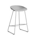 About A Stool AAS 38, Version cuisine: hauteur de l'assise 64 cm, Acier inoxydable, Concrete grey 2.0