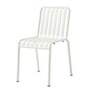 Chaise de jardin Palissade, Blanc crème, Sans accotoirs