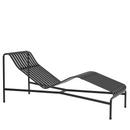 Chaise Longue Palissade , Anthracite, Sans coussin, Sans coussin pour la nuque