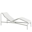 Chaise Longue Palissade , Gris ciel, Avec coussin, Sans coussin pour la nuque