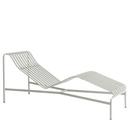 Chaise Longue Palissade , Gris ciel, Sans coussin, Sans coussin pour la nuque