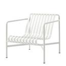 Fauteuil bas lounge Palissade, Blanc crème