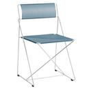 Chaise X-Line Chair Outdoor, Bleu poudré, Galvanisé