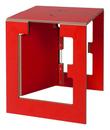 Tabouret pliant Falter, Rouge