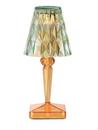 Lampe Battery, Orange pastel / vert menthe