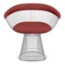 Fauteuil Platner, Cuir Volo, Red