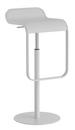 Tabouret LEM, 66-79 cm, Verni blanc perle