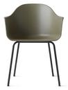 Chaise Harbour Dining Chair, Olive, Noir