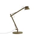 Lampe de table Dedicate, avec pied de table, S2, Brown Green