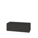 Nex Pur Box 2.0 avec porte abattante, 48 cm, H 37,5 cm x 120 cm (une porte abattante), Graphite