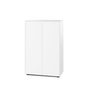 Nex Pur Box 2.0 avec portes, 40 cm, H 100 cm x B 80 cm (avec porte double), Blanc