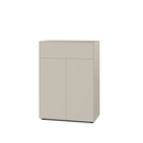 Nex Pur Box 2.0 avec tiroirs et portes, 40 cm, H 100 cm x B 80 cm (avec porte double et tiroir), Silk