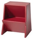 Tabouret Mono, Rouge pourpre