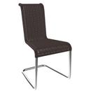 Chaise B20, Tressage I, Marron, Chrome