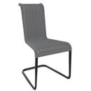 Chaise B20, Tressage II, Gris fumée, Noir