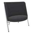 Fauteuil D70, Tissu Arco - asphalte, Chrome