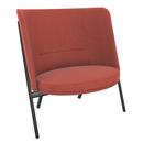 Fauteuil D70, Tissu Arco - guave, Noir