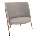 Fauteuil D70, Tissu Arco - jasmin, Cuivre