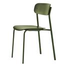 Chaise S 243, Vert olive (RAL 6003), Hêtre teinté vert olive (RAL 6003)