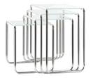 Table gigogne B 9 verre Bauhaus