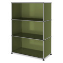 Meuble haut Highboard M ouvert, Vert olive RAL 6003