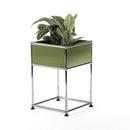 Table d'appoint USM Haller pour plantes Type 2, Vert olive RAL 6003, 35 cm