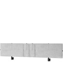 Écran de séparation USM privacy panels pour table USM, Pour table USM Haller classique, 200 cm, Gris clair 