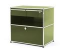 Meuble mixte Sideboard Office M USM Haller, Vert olive RAL 6003