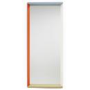 Colour Frame Mirror, Grand (58cm x 140 cm), Bleu / Orange