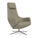 Repos, Fauteuil Repos, Tissu Dumet mélange beige, 46 cm, Poli