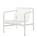 Hay - Fauteuil bas lounge Palissade, Blanc crème