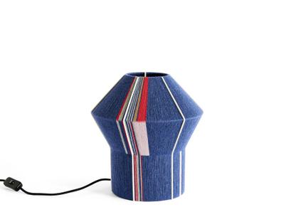 Bonbon lampe de table H 34 x L 31 cm|Petit bleu