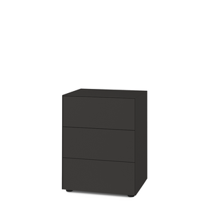 Nex Pur Box 2.0 avec tiroirs 48 cm|H 75 cm (3 tiroirs) x B 60 cm|Graphite
