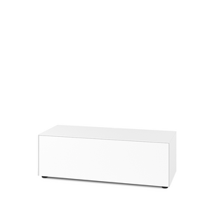 Nex Pur Box 2.0 avec porte abattante 48 cm|H 37,5 cm x 120 cm (une porte abattante)|Blanc