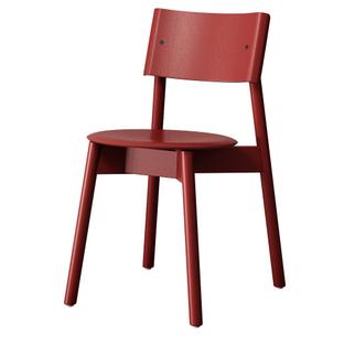 Chaise SSD, bois Rouge teinté